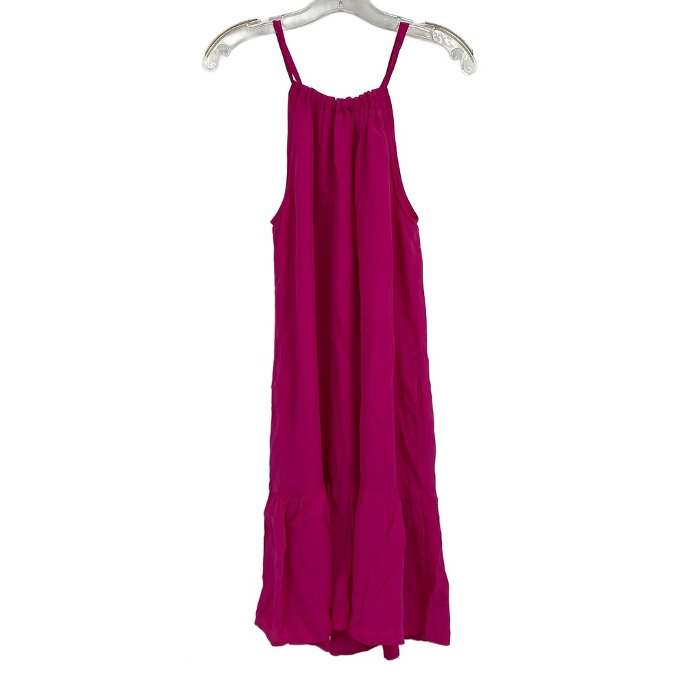 Tommy Bahama Pink Calypso Crepe Tier Mini Dress | Womens XS
